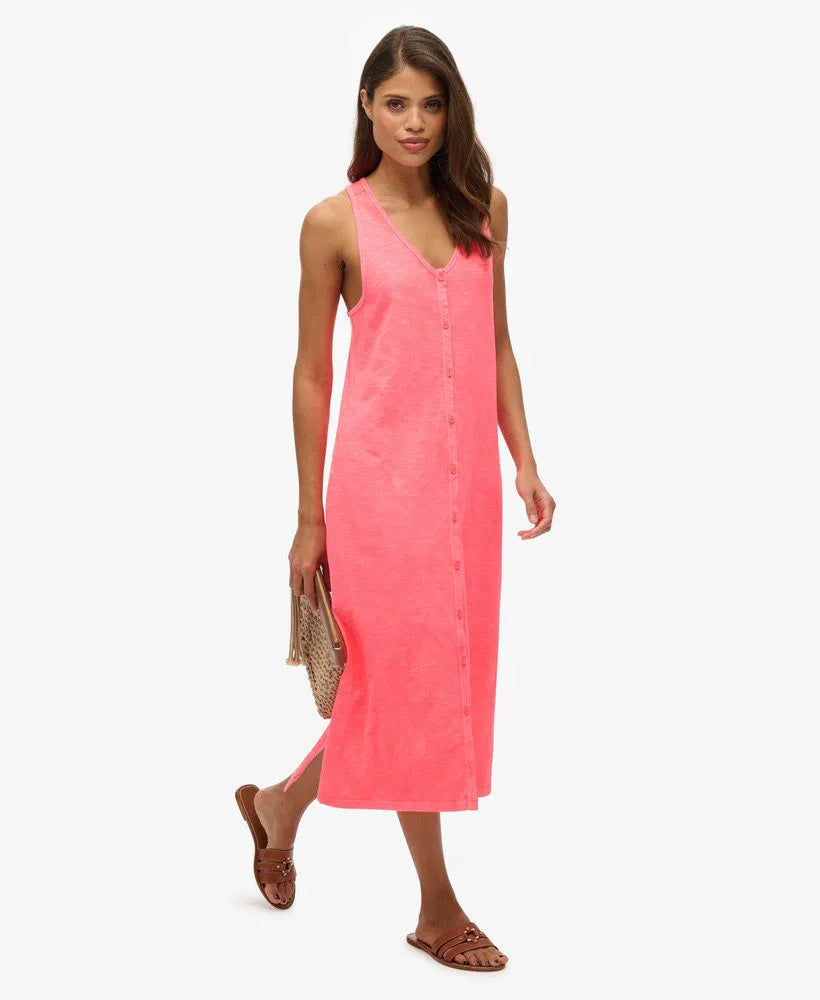 Beach Jersey Midi Dress