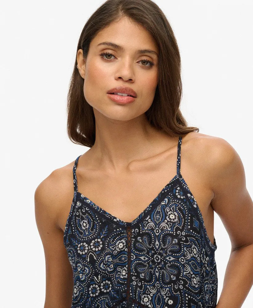 Paisley Bandana Navy