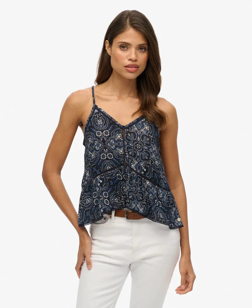 Paisley Bandana Navy