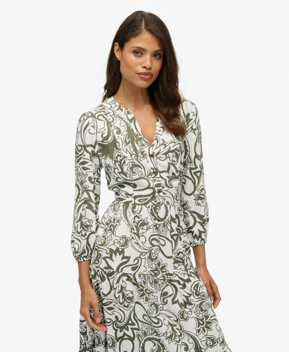 KHAKI PAISLEY