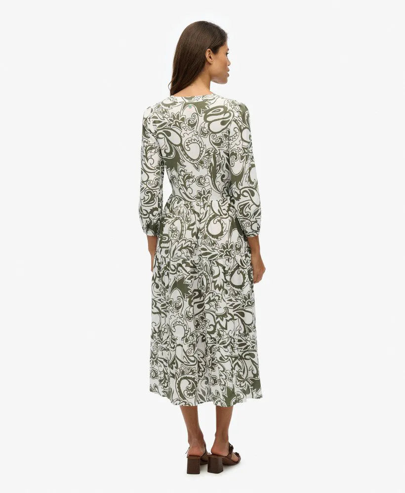 KHAKI PAISLEY