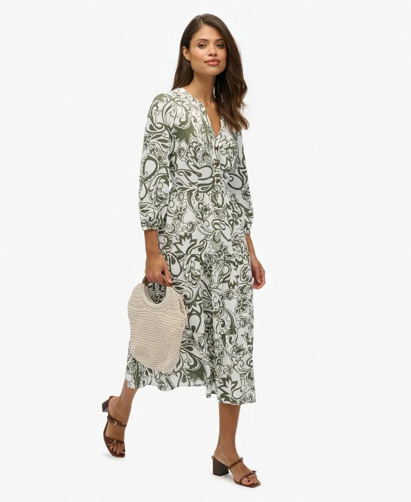 KHAKI PAISLEY