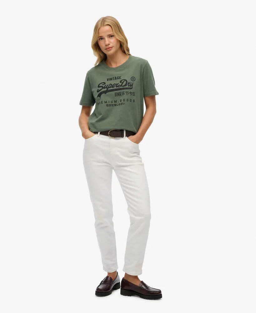 Embellished Vintage Logo Relaxed T-Shirt