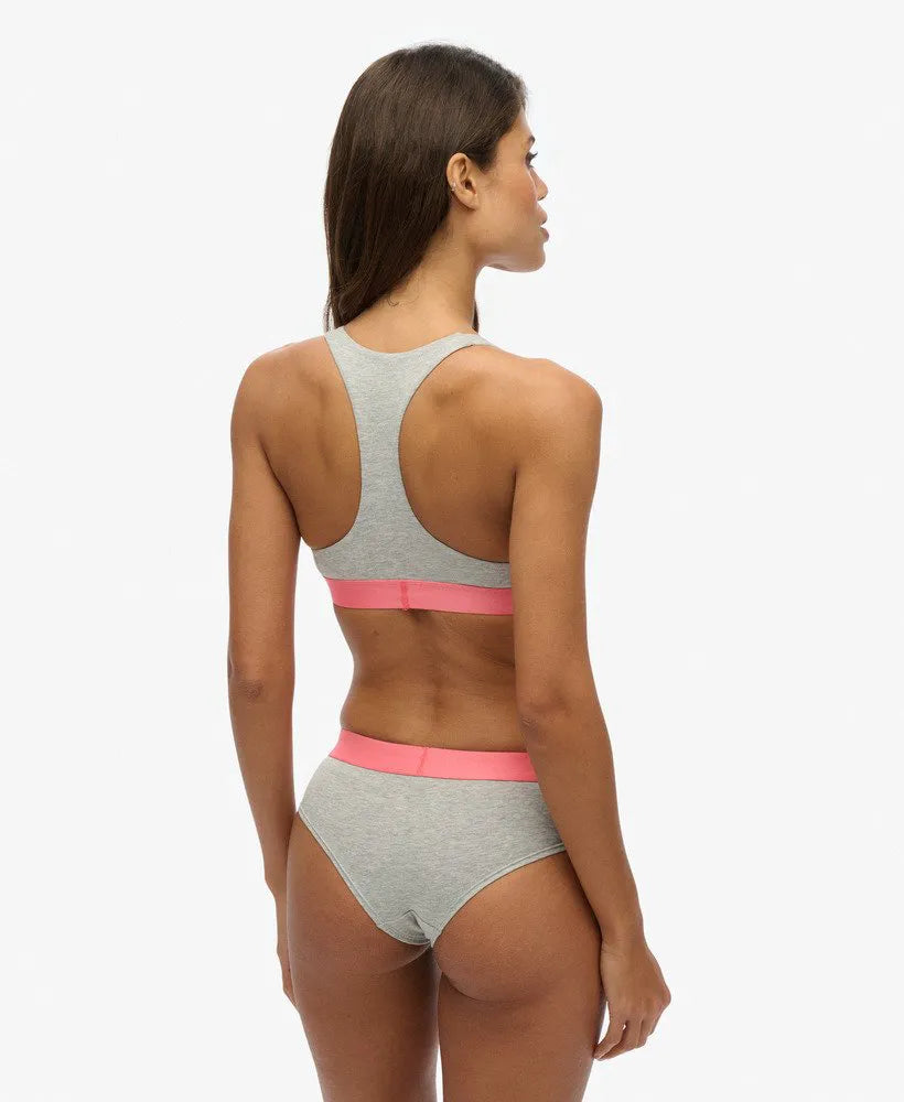 Grey Marl/Fluro Coral