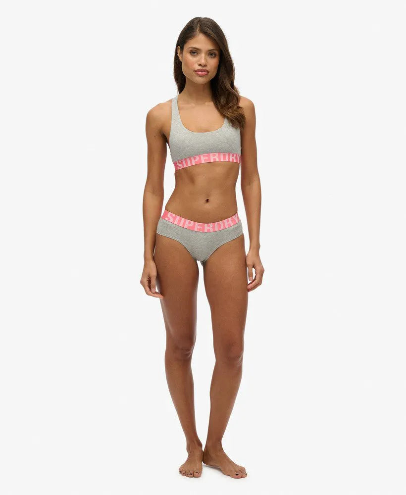 Grey Marl/Fluro Coral