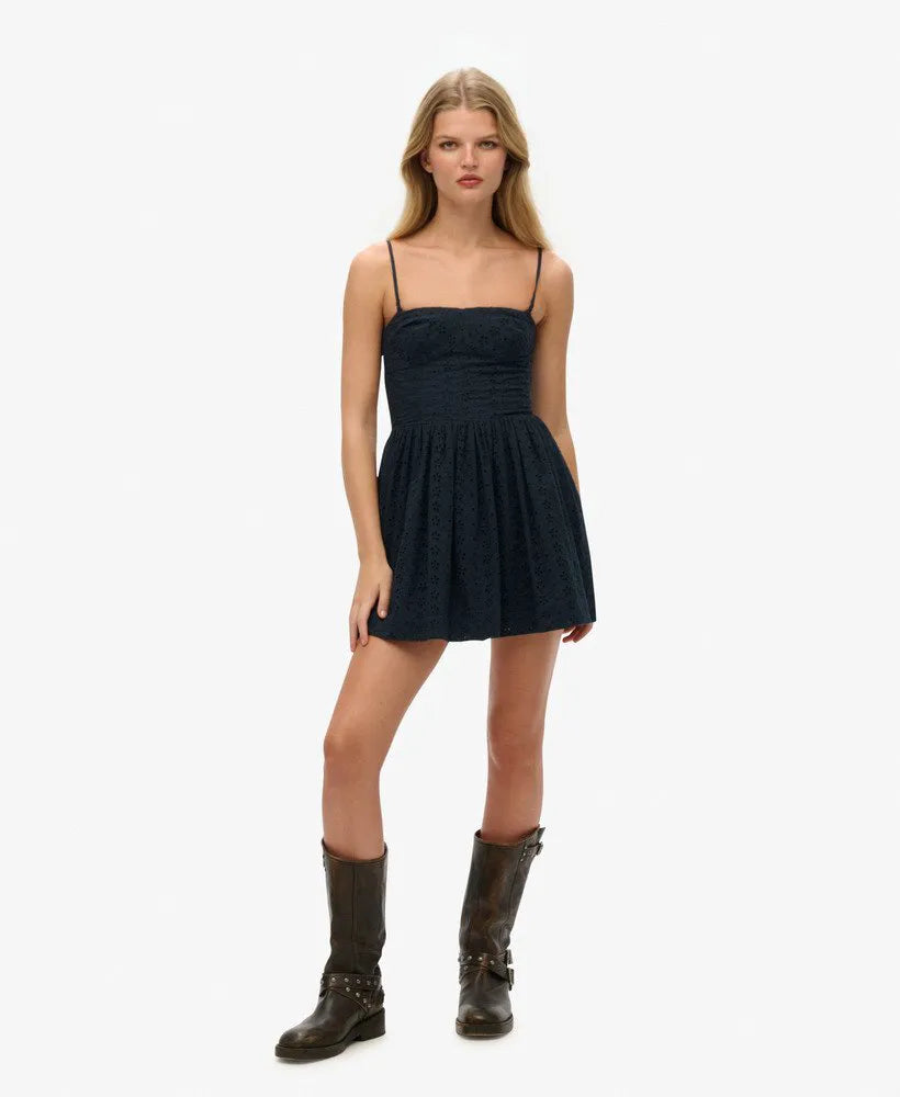 Eclipse Navy Broderie