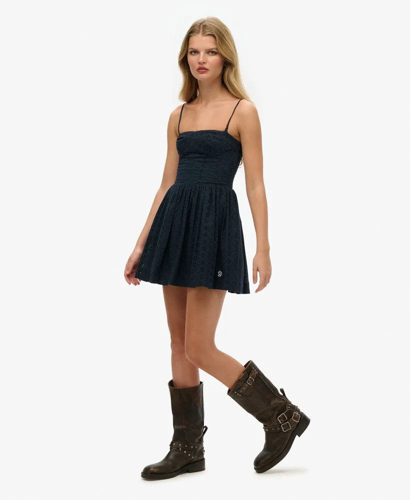 Eclipse Navy Broderie