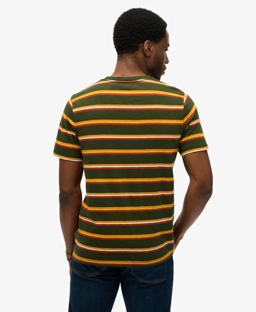 Army Green 90s Stripe