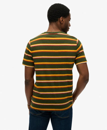 Army Green 90s Stripe