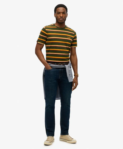 Army Green 90s Stripe