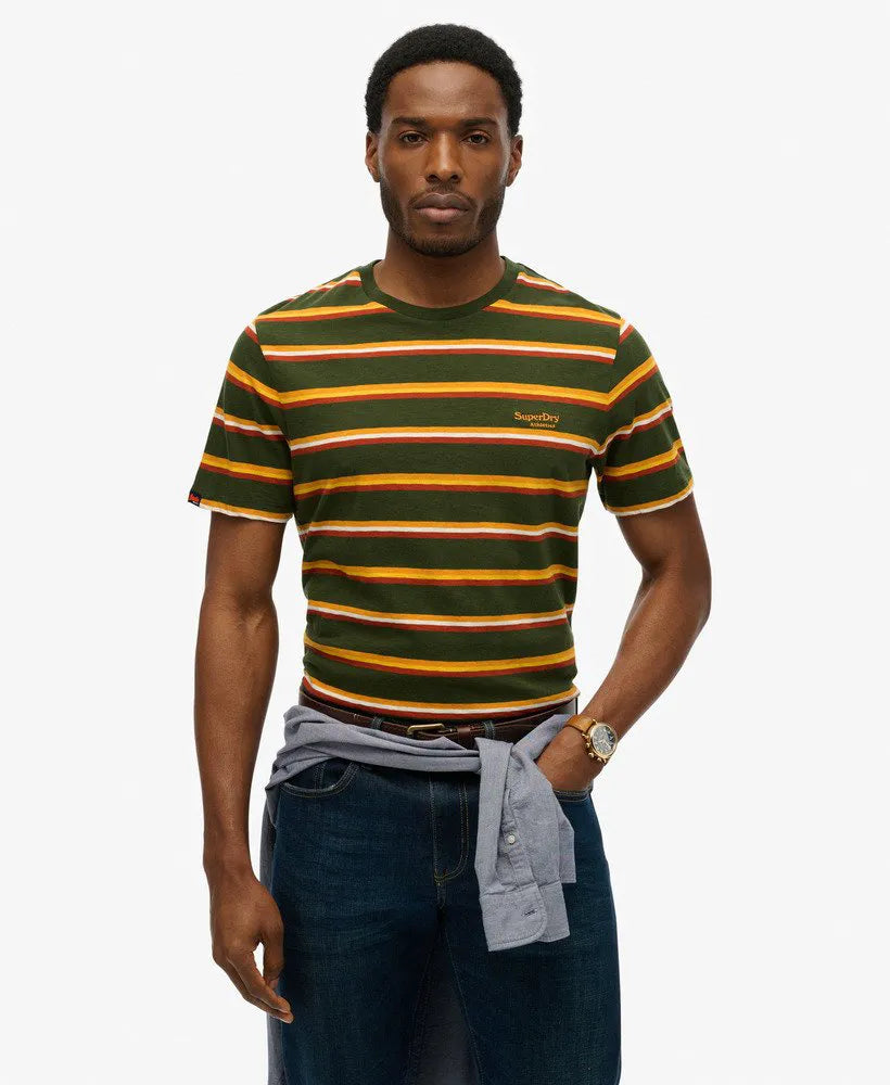 Army Green 90s Stripe