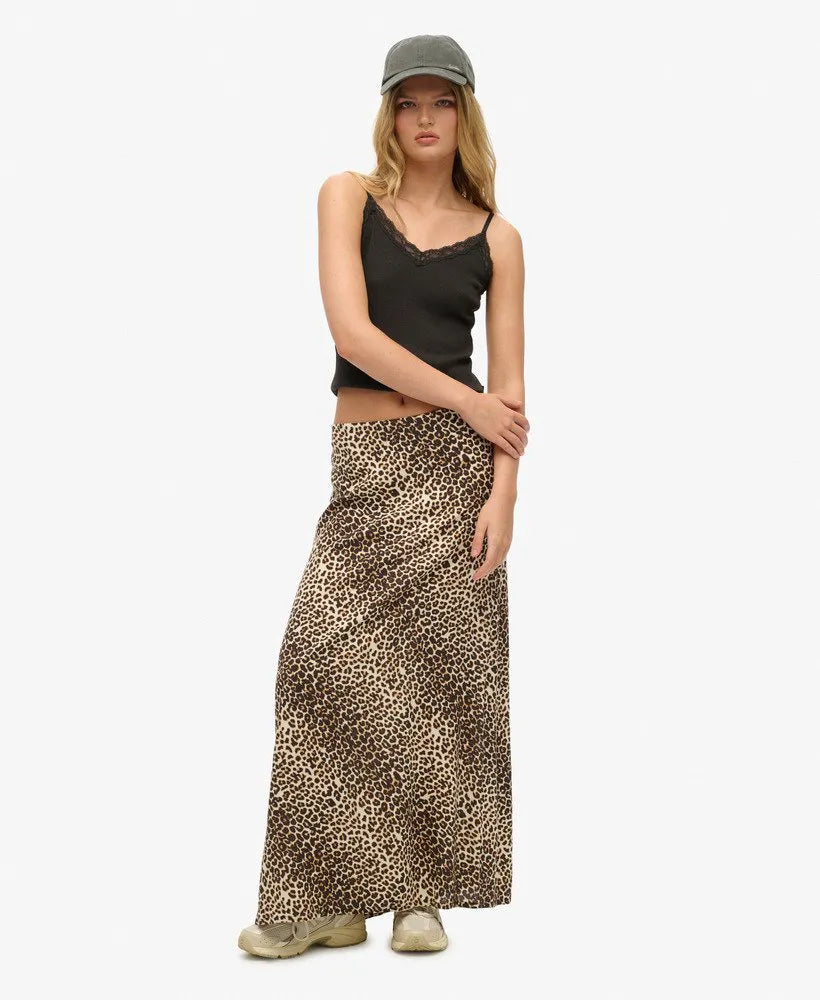 Column Maxi Skirt