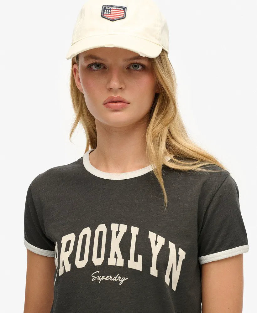 Athletic Essential Ringer Fitted T-Shirt
