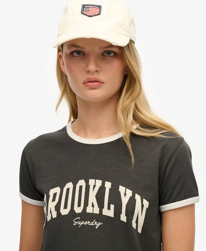 Athletic Essential Ringer Fitted T-Shirt