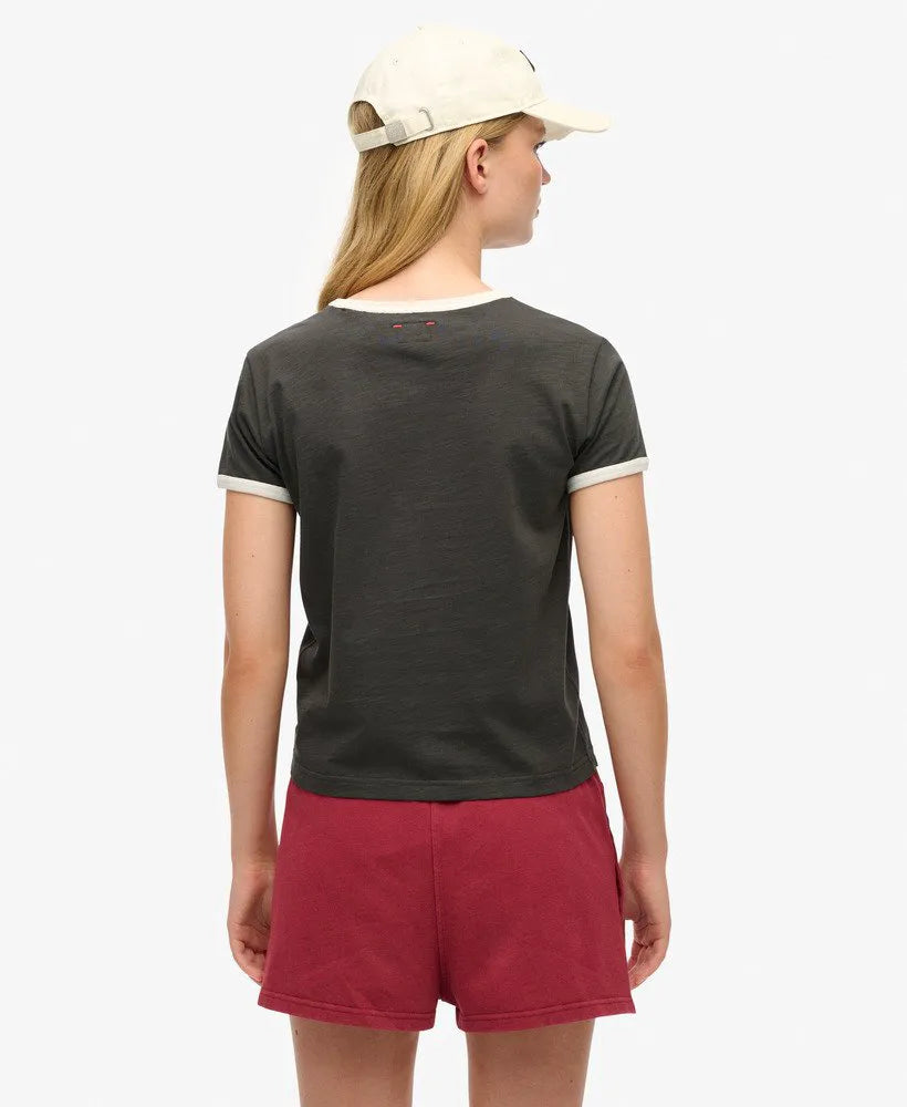 Athletic Essential Ringer Fitted T-Shirt