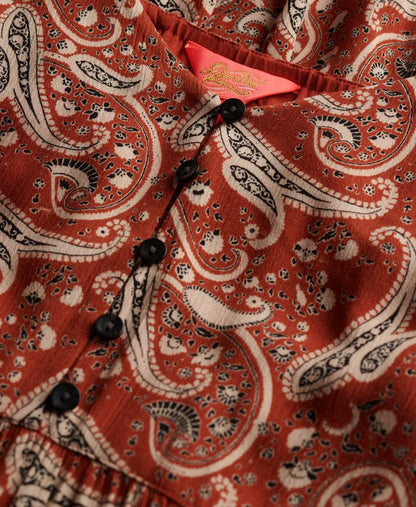 Boho Paisley Brown