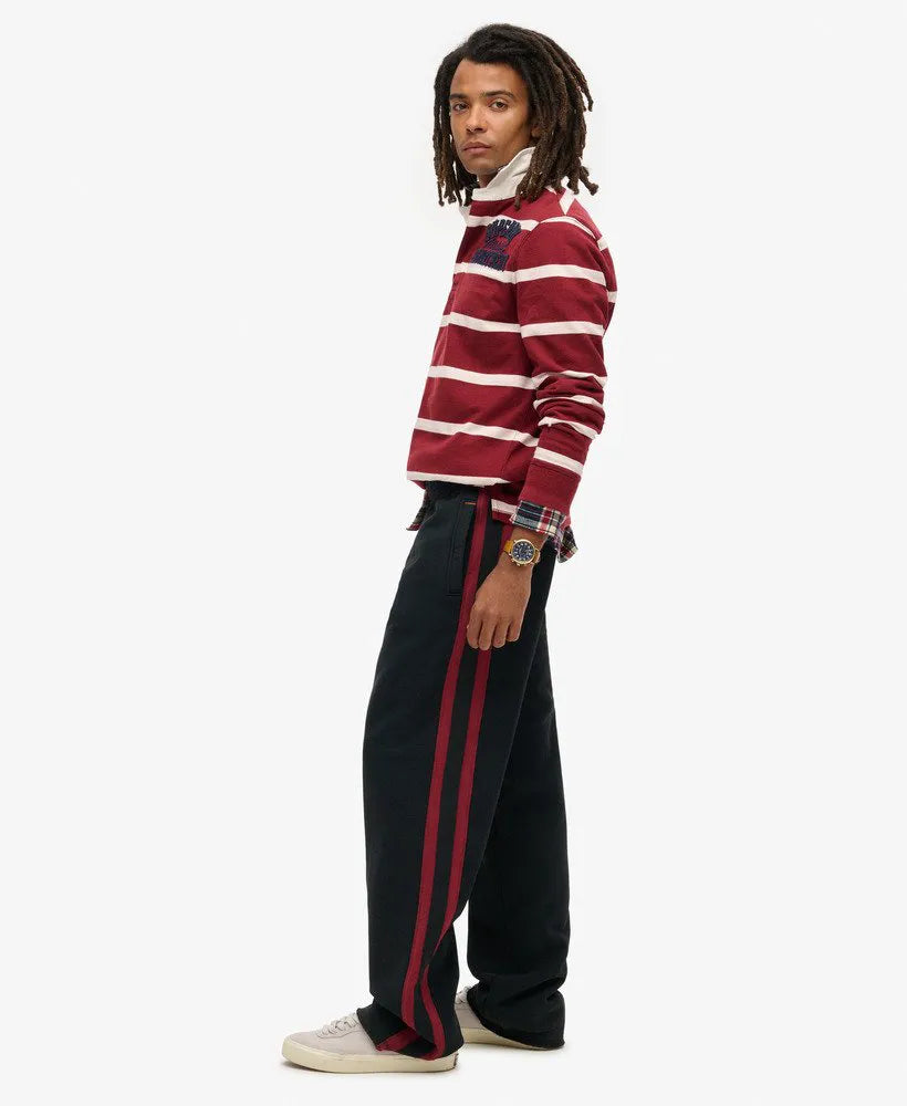 Black/Rich Burgundy