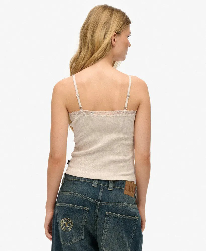 Essential Lace Trim Cami Top