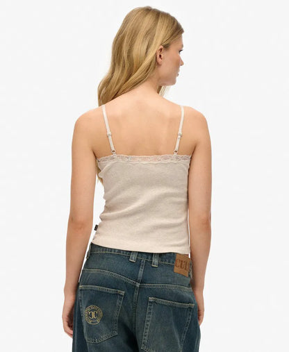 Essential Lace Trim Cami Top