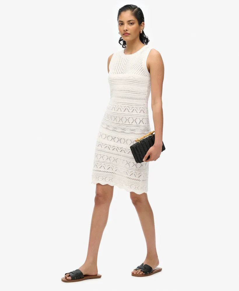 Crochet Mini Dress