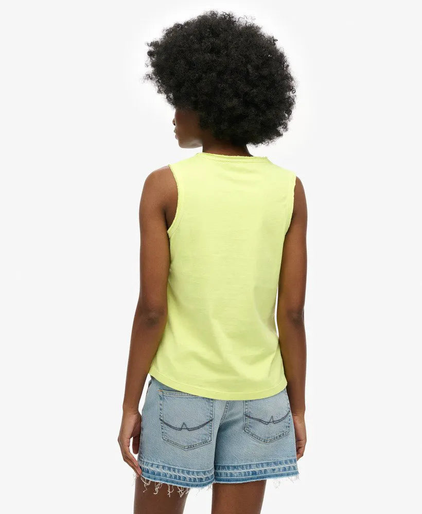 Outdoor Stripe Scoop Neck Tank Top