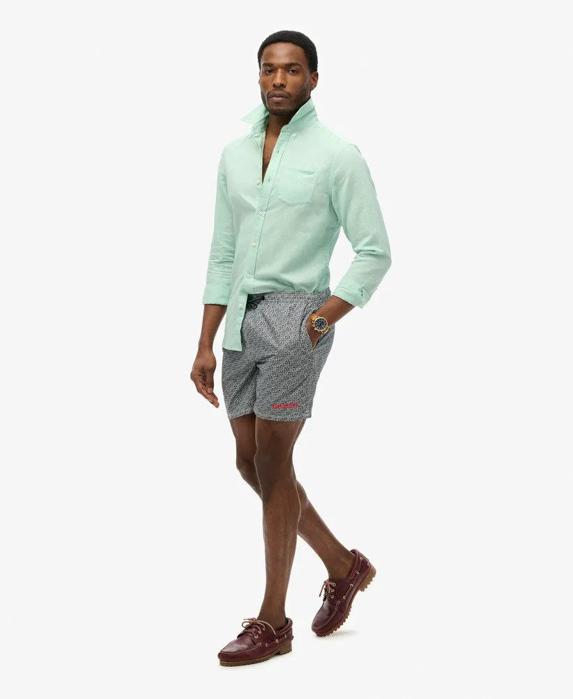 All-Over Print 17-Inch Swim Shorts