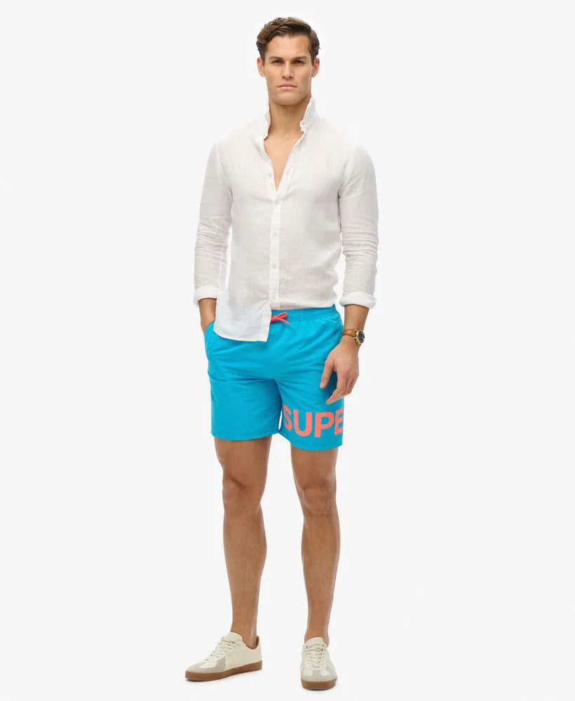 Graphic 17-Inch Swim Shorts