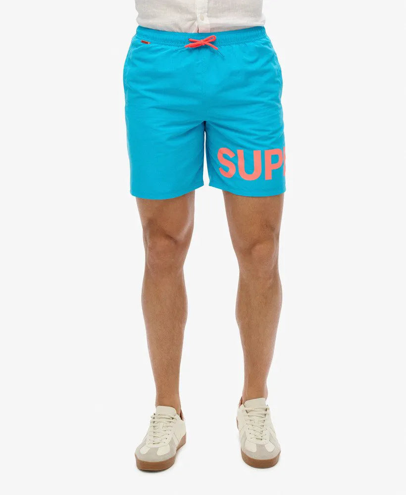 Graphic 17-Inch Swim Shorts