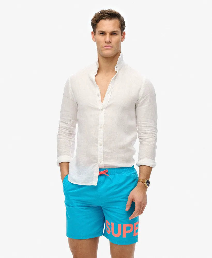 Graphic 17-Inch Swim Shorts