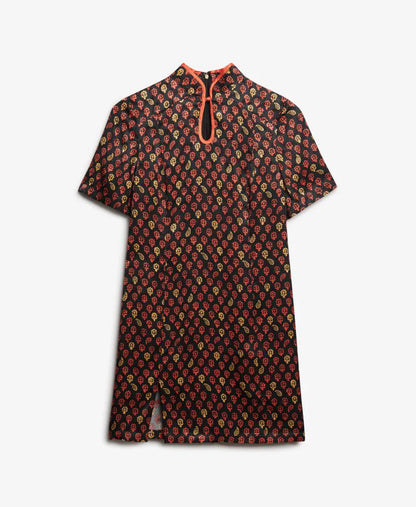 Floral Block Black