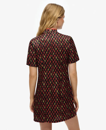 Floral Block Black