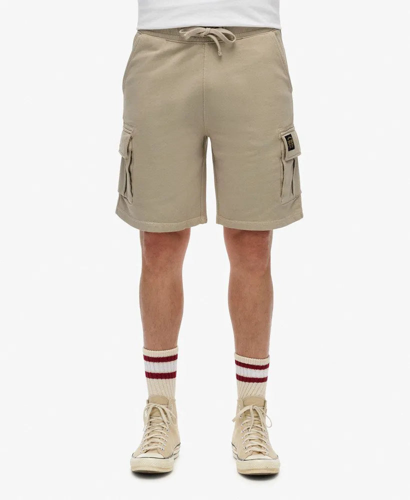 Contrast Stitch Cargo Shorts