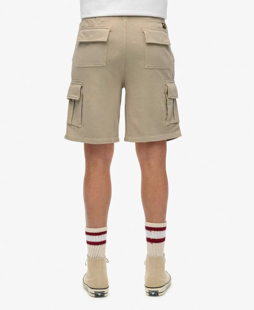 Contrast Stitch Cargo Shorts