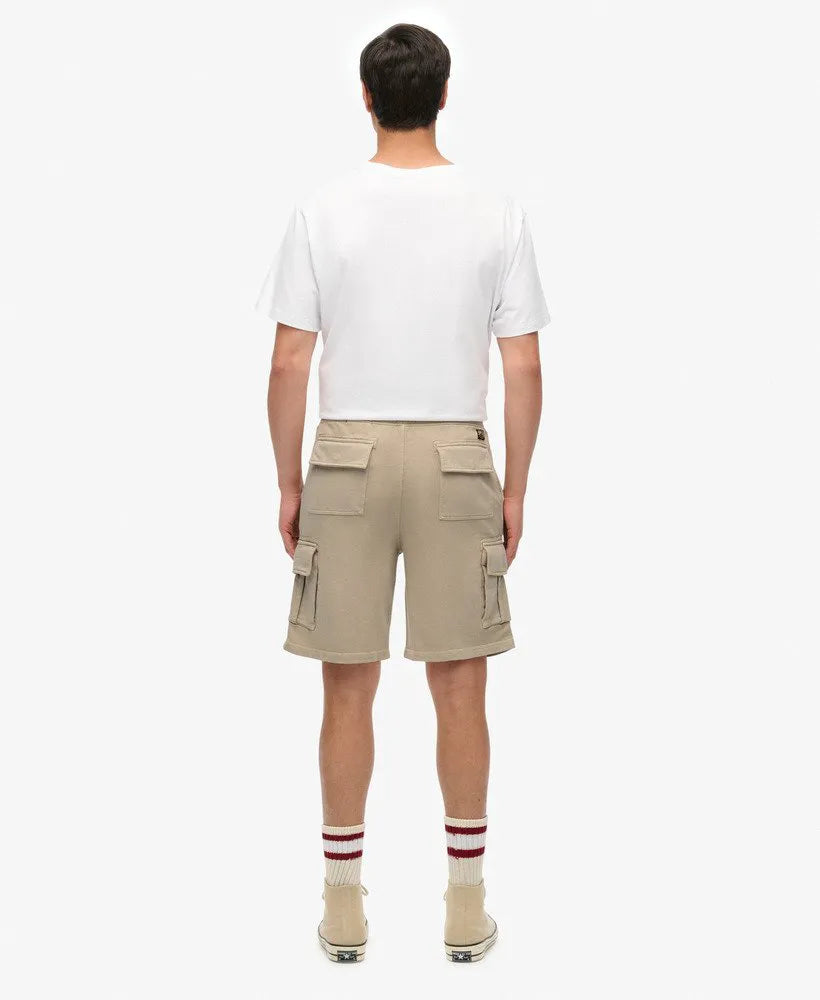 Contrast Stitch Cargo Shorts