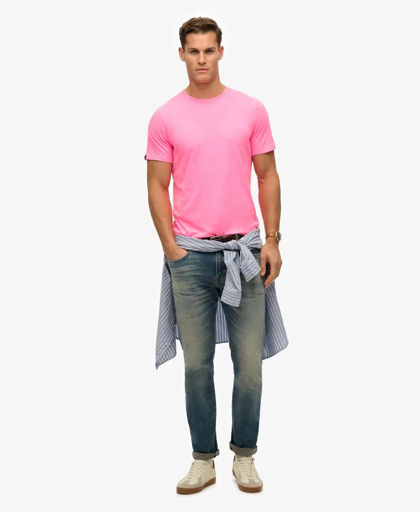 Washed Dry Fluro Pink