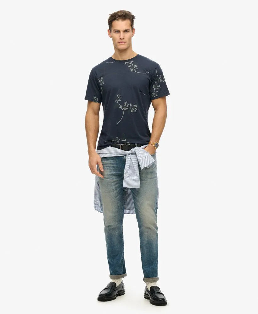 Sparse Orchid Navy