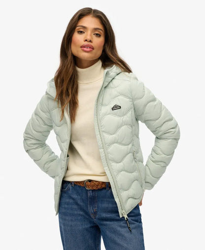 Hooded Fuji Lite Wave Padded Jacket