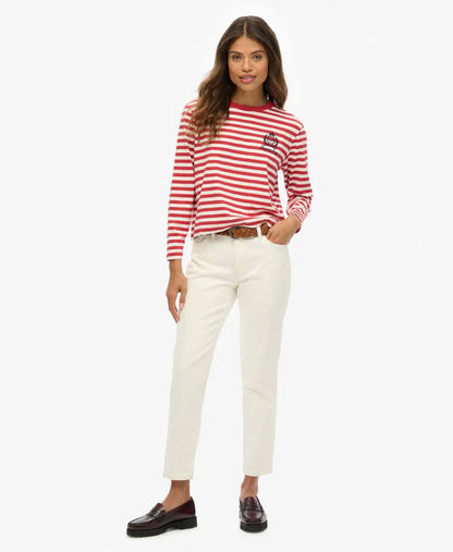 Country Club Long Sleeve Stripe Top