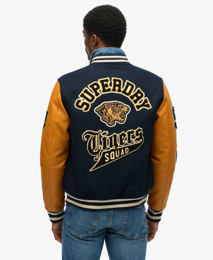 Vintage Patched Varsity Jacket