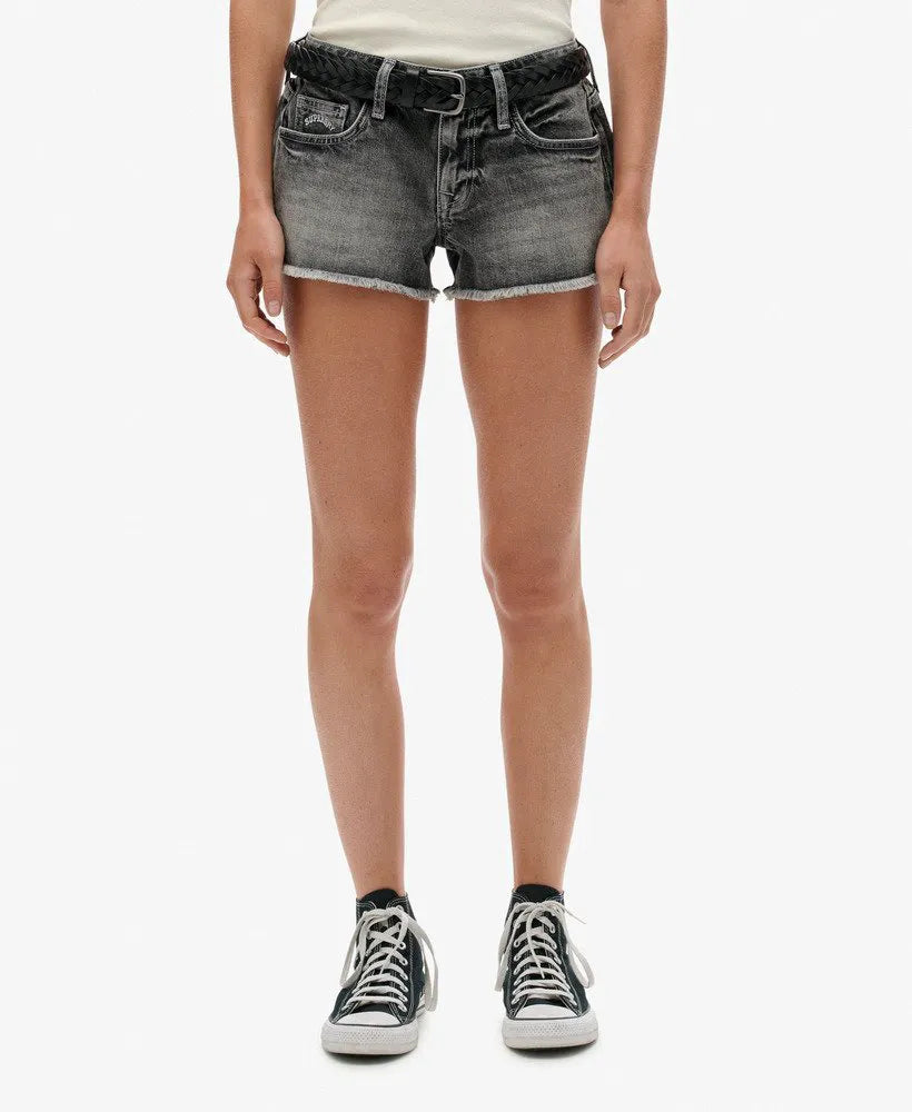 Low Rise Denim Hot Shorts