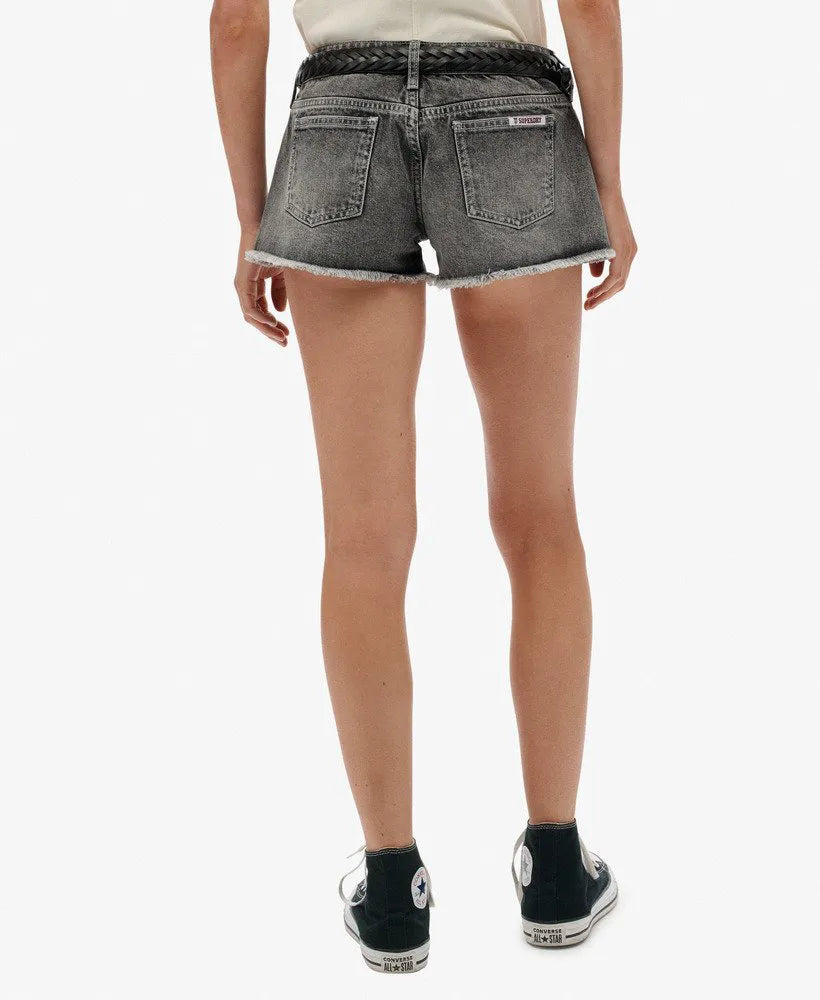 Low Rise Denim Hot Shorts