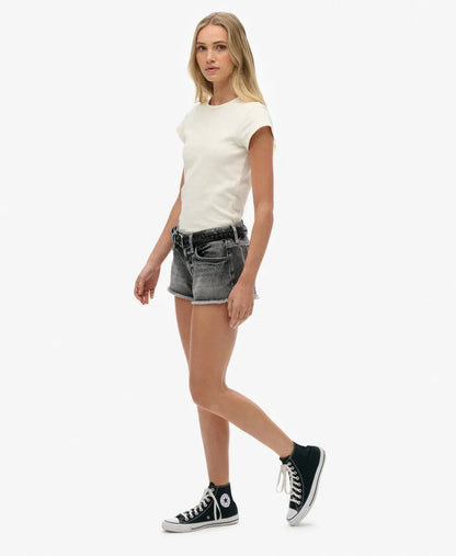 Low Rise Denim Hot Shorts