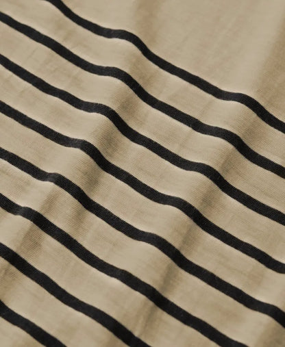 Black Beige Stripe