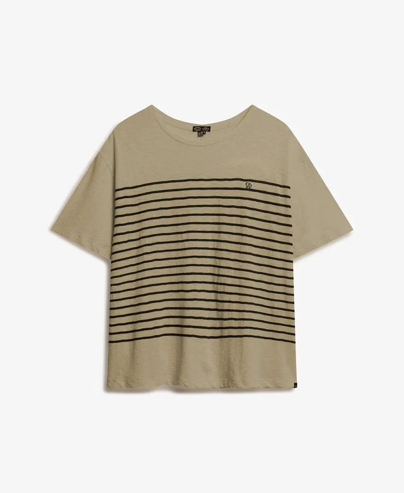 Black Beige Stripe