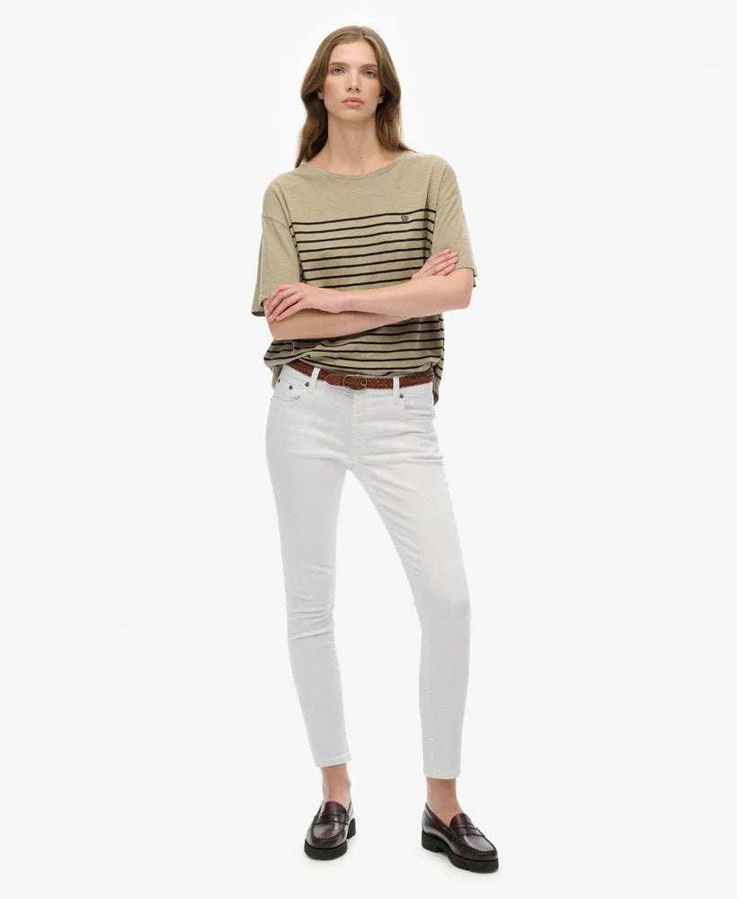Black Beige Stripe