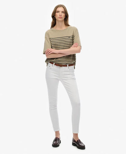 Black Beige Stripe