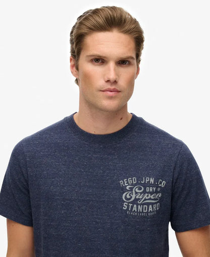 Dark Indigo Blue Marl