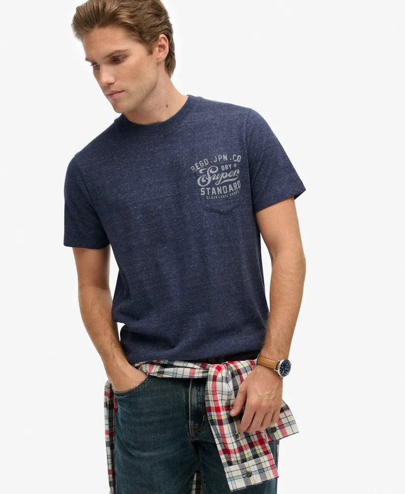 Dark Indigo Blue Marl