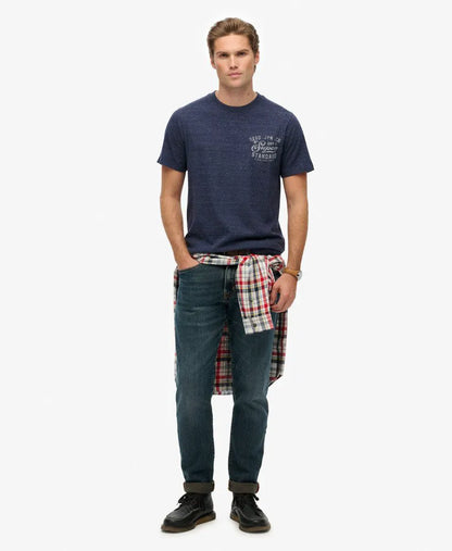 Dark Indigo Blue Marl