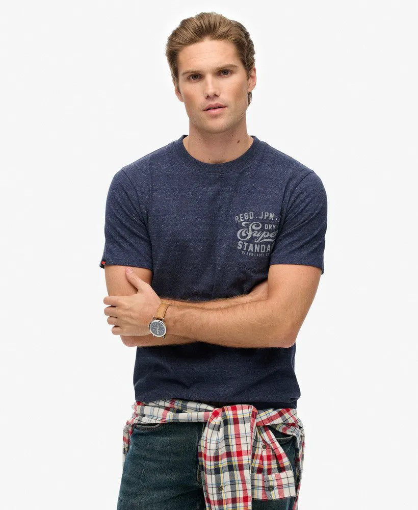 Dark Indigo Blue Marl